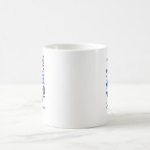 児童虐待防止啓発ボクシンググローブ ブルー コーヒーマグカップ (中央)