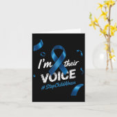 児童虐待防止意識向上 月の声パイ カード (黄色い花)