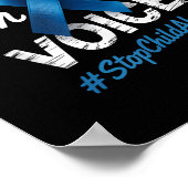 児童虐待防止認識度Im彼らの声Pi ポスター (角)