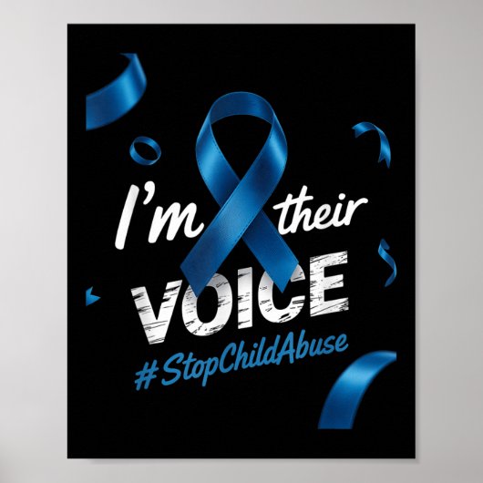 児童虐待防止認識度Im彼らの声Pi ポスター (正面)