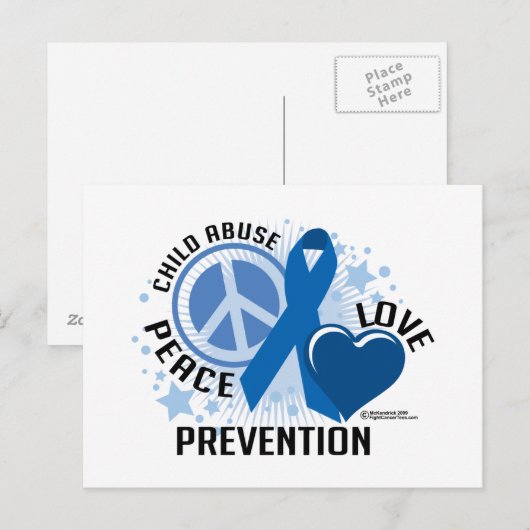 児童虐待PLC ポストカード (正面/裏面)