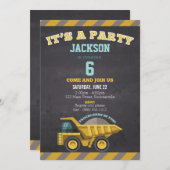 児童誕生日招待状(建築) 招待状 (正面/裏面)