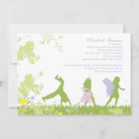 児童誕生日招待状 招待状 (正面)