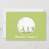 児童誕生日招待状 招待状 (裏面)