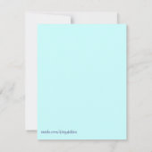 児童誕生日招待状 招待状 (裏面)