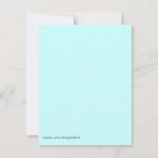 児童誕生日招待状 招待状 (裏面)