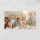 児童陶芸美術教室カスタム事業 名刺 (裏面)