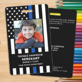 児童IDカスタム写真警察官学生 バッジ