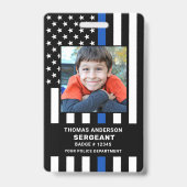 児童IDカスタム写真警察官学生 バッジ (表面)