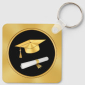 党は卒業に有利だ。卒業キーホルダー キーホルダー (裏面)