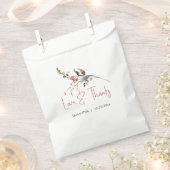 党派の好意バッグ素朴ブライダルシャワー フェイバーバッグ (クリップ留めされた状態)