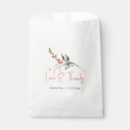 党派の好意バッグ素朴ブライダルシャワー フェイバーバッグ