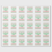 党派意識の醜いおもしろいクリスマスセーターをスリー ラッピングペーパー (フラット)