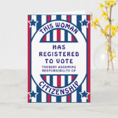 党系歴史選挙ポスターグリーティングカード カード (黄色い花)