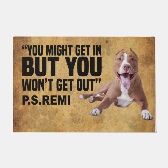 入っても出ない ドアマット (正面)