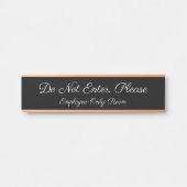 「入らないでください」ドア·サイン サインプレート (正面)