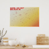 入らない神信じ々 ポスター (キッチン)