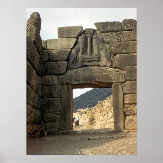 入り口の上のライオンゲート ポスター (正面)