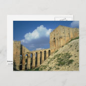 入り口の橋と堀、シタデル、アレッポ、シル ポストカード (正面/裏面)