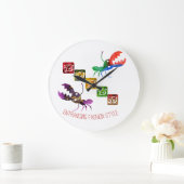 入り口ファッションスタイル ラージ壁時計 (ホーム)