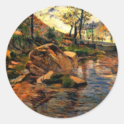 入り江の対岸ポンエイベン港 ラウンドシール (正面)