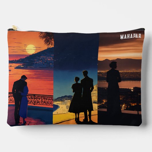 「入り江の影：スタイルと秘密」 アクセサリーポーチ (正面)