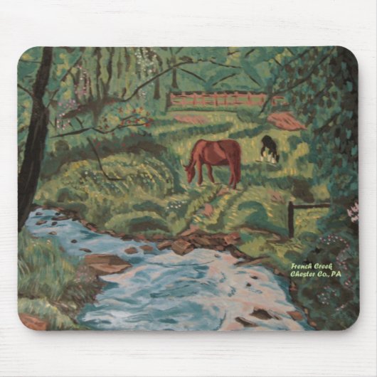 入り江の景色のmousepad マウスパッド (正面)