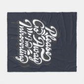 入り遠くに込みノベルティ フリースブランケット (正面(横))