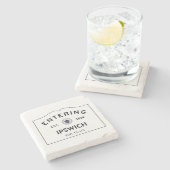 入るイプスウィッチの大理石のコースターの石のコースター ストーンコースター (横)