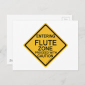 入るフルートの地帯 ポストカード (正面/裏面)