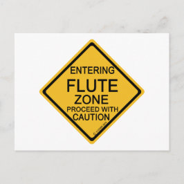 入るフルートの地帯 ポストカード