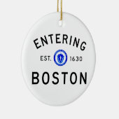 入るボストン セラミックオーナメント (右)