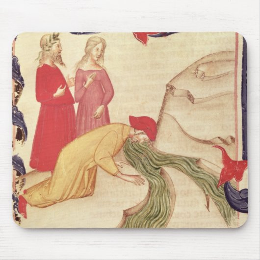 入る前に彼自身を浄化しているDante マウスパッド (正面)