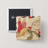 入る前に彼自身を浄化しているDante 缶バッジ (正面&裏面)