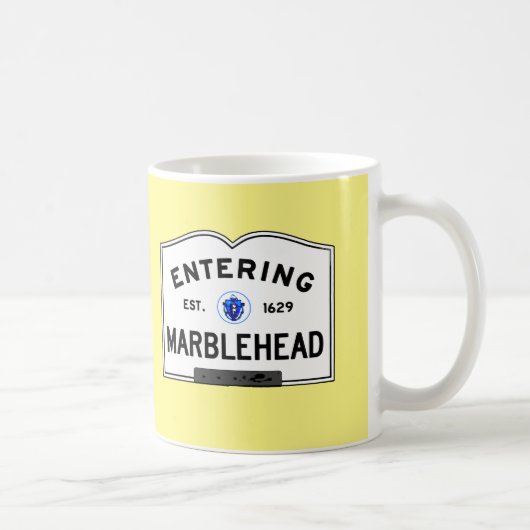 入るMarblehead コーヒーマグカップ (右)