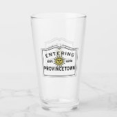入るProvincetownのケープコッド日曜日 タンブラーグラス (正面)