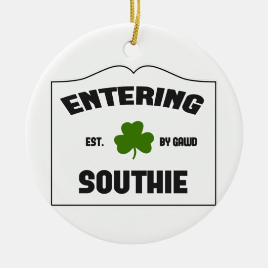 入るSouthie セラミックオーナメント (正面)