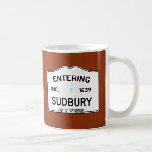 入るSudbury コーヒーマグカップ