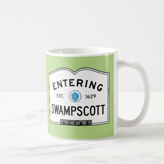 入るSwampscott コーヒーマグカップ (右)