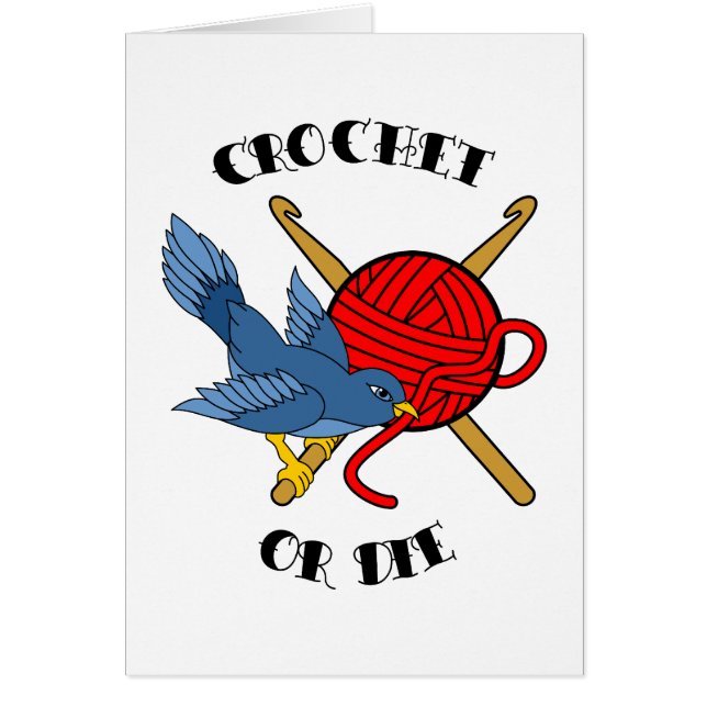 入れ墨かぎ針で編みますか、または死んで下さい (正面)