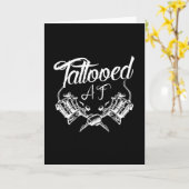 入れ墨ことわざ カード (黄色い花)