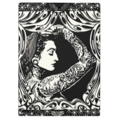 入れ墨されたジプシーのクリップボード クリップボード (裏面)