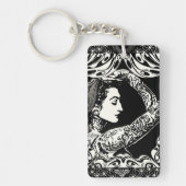 入れ墨されたジプシーのkeychain キーホルダー (正面)
