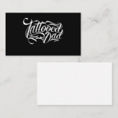 入れ墨されたパパの父のパパインクは芸術家を入れ墨しますPresen コーリングカード (正面/裏面)