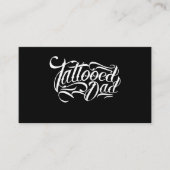 入れ墨されたパパの父のパパインクは芸術家を入れ墨しますPresen コーリングカード (正面)