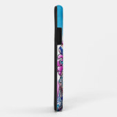 入れ墨された砂糖のスカルの女の子沈黙の時間 Case-Mate iPhoneケース (裏面/右)