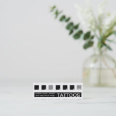 入れ墨します顧客の感謝(モダンな正方形)を ロイヤリティカード (スタンド正面)