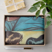 入れ墨のカップルヴィンテージ漫画 薄葉紙 (ギフト)