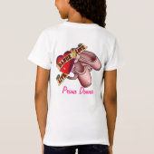 入れ墨のダンサーのTシャツ Tシャツ (裏面)