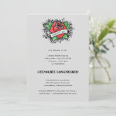 入れ墨のテーマの菓子16 Invitaion 招待状 (スタンド正面)